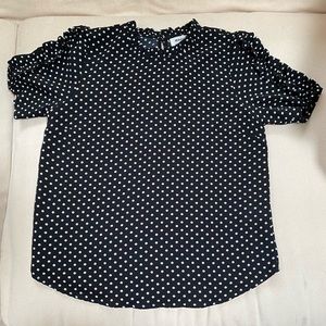 Polka-Dot Blouse